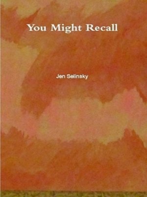 cover image of You Might Recall